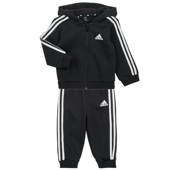 textil Niños Conjunto Adidas Sportswear 3S FZ FL JOG Negro / Blanco