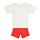 textil Niños Conjunto Adidas Sportswear DY MM T SUMS Blanco / Rojo