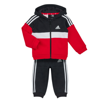textil Niño Conjunto Adidas Sportswear 3S TIB FL TS Negro / Blanco / Rojo