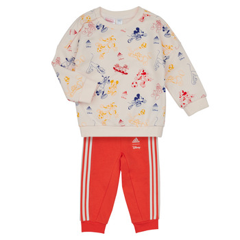 textil Niños Conjunto Adidas Sportswear DY MM JOG Blanco / Oro / Rojo