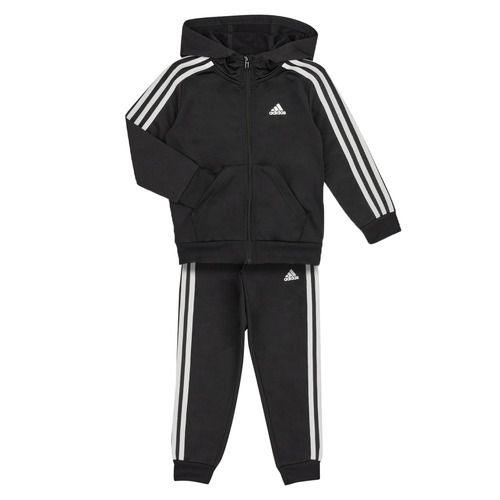 textil Niño Conjuntos chándal Adidas Sportswear LK 3S SHINY TS Negro / Blanco