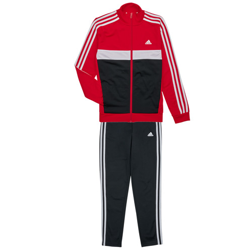 textil Niño Conjuntos chándal Adidas Sportswear 3S TIBERIO TS Rojo / Blanco / Negro