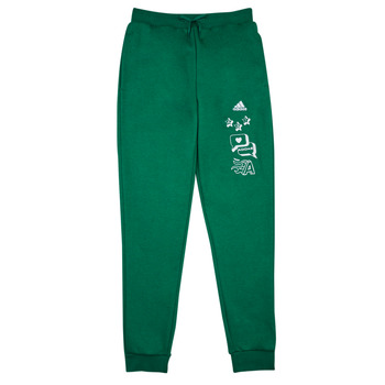 textil Niños Pantalones de chándal Adidas Sportswear BLUV Q3 PANT Verde / Blanco