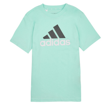 textil Niños Camisetas manga corta Adidas Sportswear BL 2 TEE Azul / Blanco / Negro