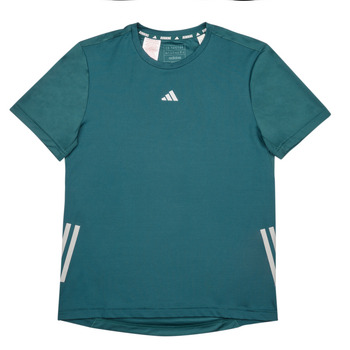 textil Niños Camisetas manga corta adidas Performance RUN 3S TEE Verde / Gris
