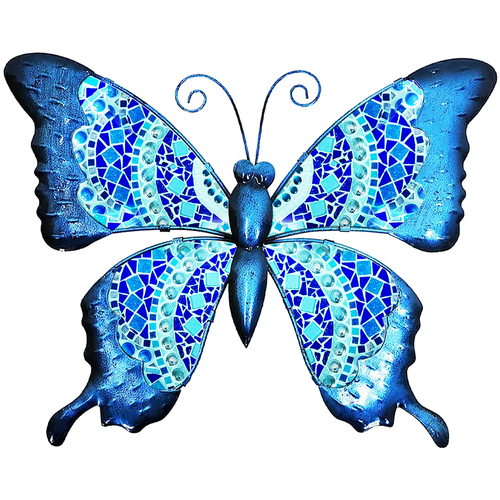 Casa Figuras decorativas Signes Grimalt Adorno pared mariposa Azul