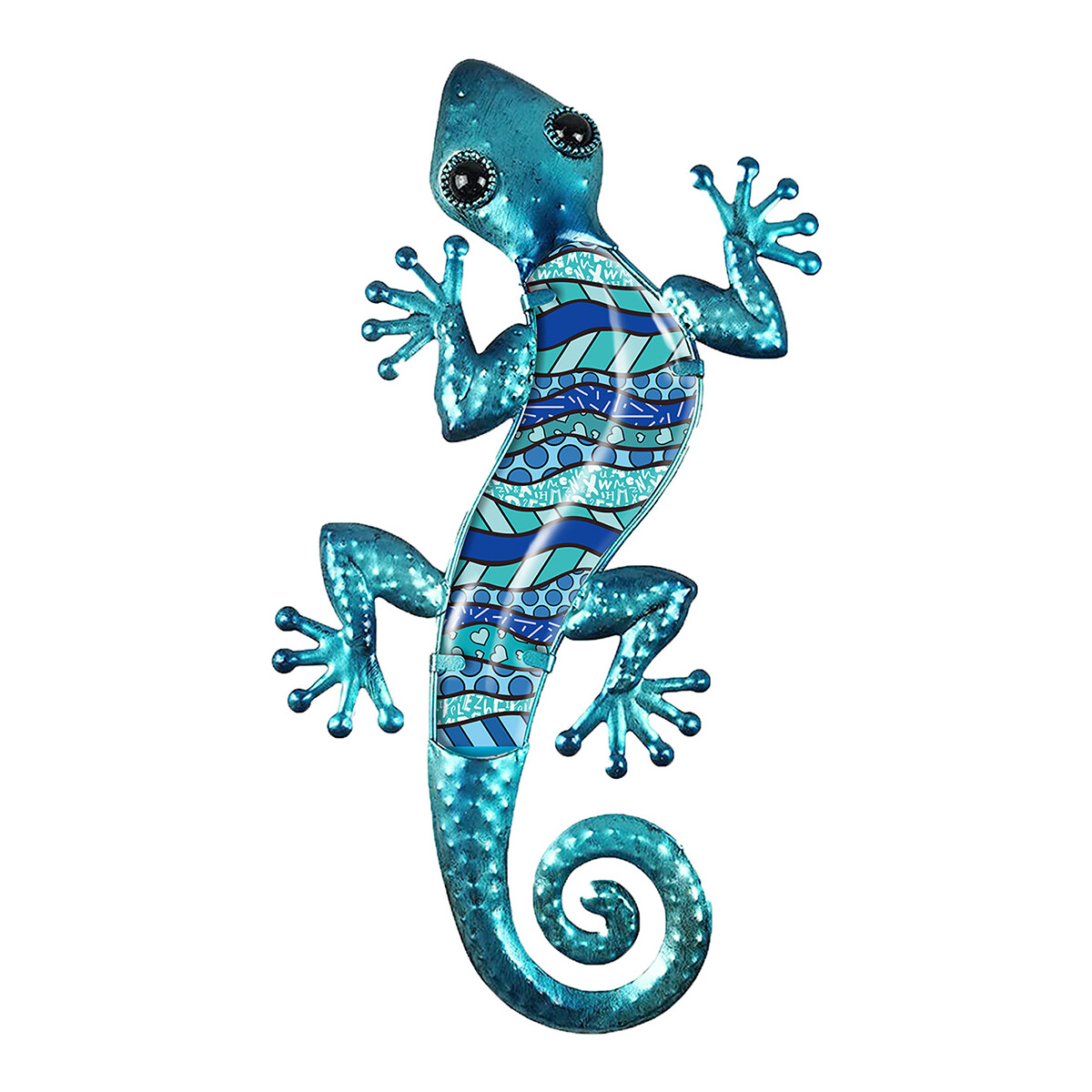 Casa Figuras decorativas Signes Grimalt Adorno pared lagarto Azul