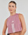 textil Mujer Camisetas sin mangas adidas Performance TR-ES COT TK Violeta / Blanco
