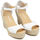 Zapatos Mujer Sandalias La Valeta Espadrilles Femme   Charlene peep toe Blanco Blanco