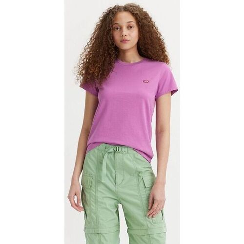 textil Mujer Tops y Camisetas Levi's 39185 0247 - PERFECT TEE-IRIS ORCHID Violeta