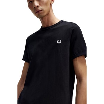 Fred Perry CAMISETA HOMBRE   RINGER M3519 Negro