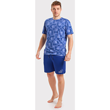 textil Hombre Pijama Munich DH0355 Azul