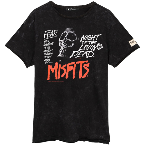 textil Camisetas manga larga Misfits Night Of The Living Dead Negro