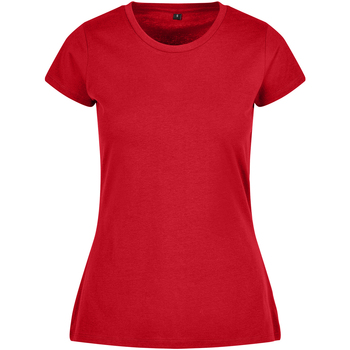 textil Mujer Camisetas manga larga Build Your Brand Basic Rojo