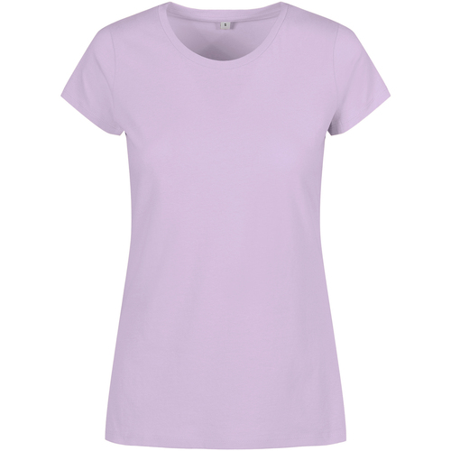 textil Mujer Camisetas manga larga Build Your Brand BB012 Violeta