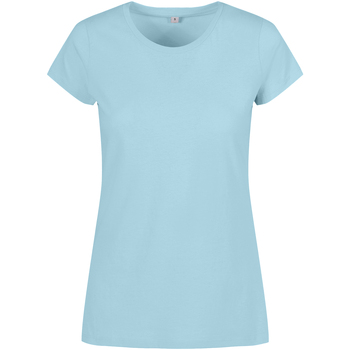 textil Mujer Camisetas manga larga Build Your Brand Basic Azul