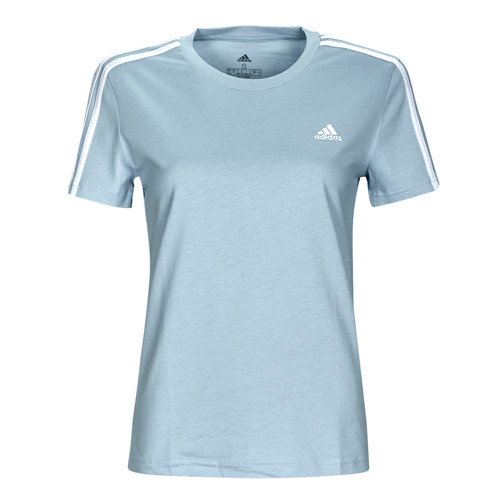 textil Mujer Camisetas manga corta Adidas Sportswear 3S T Azul / Blanco