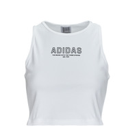 textil Mujer Camisetas manga corta Adidas Sportswear Crop Top WHITE Blanco