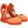 Zapatos Mujer Bailarinas-manoletinas Viguera 1939 NARANJA Naranja