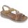 Zapatos Mujer Sandalias Walk&Fly 3096 47610 Beige