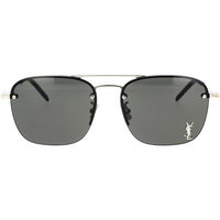 Relojes & Joyas Gafas de sol Yves Saint Laurent Occhiali da Sole Saint Laurent SL 309 M 002 Plata