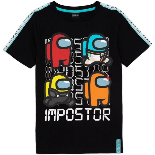 textil Niños Camisetas manga corta Among Us Impostor Negro