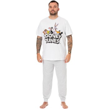 textil Hombre Pijama Dessins Animés  Blanco