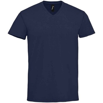 textil Hombre Camisetas manga larga Sols Imperial Azul