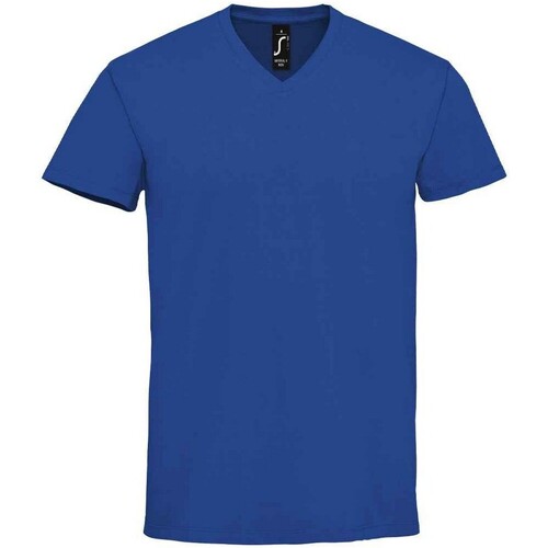 textil Hombre Camisetas manga larga Sols Imperial Azul