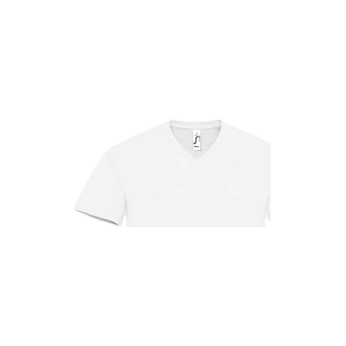 textil Hombre Camisetas manga larga Sols Imperial Blanco