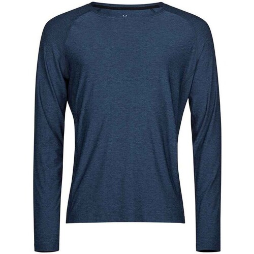 textil Hombre Camisetas manga larga Tee Jays T7022 Azul