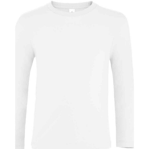textil Niños Camisetas manga larga Sols 2947 Blanco