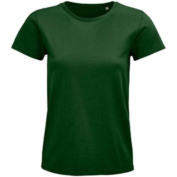 textil Mujer Camisetas manga larga Sols Pioneer Verde