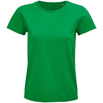 textil Mujer Camisetas manga larga Sols Pioneer Verde