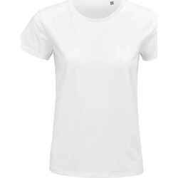 textil Mujer Camisetas manga larga Sols Pioneer Blanco