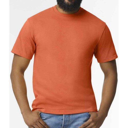 textil Hombre Camisetas manga larga Gildan GD15 Naranja