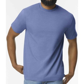 textil Hombre Camisetas manga larga Gildan GD15 Violeta