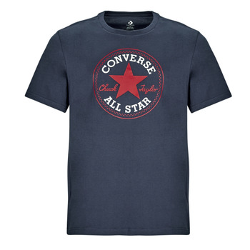 textil Hombre Camisetas manga corta Converse GO-TO ALL STAR PATCH T-SHIRT Marino