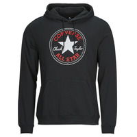 textil Hombre Sudaderas Converse GO-TO ALL STAR PATCH FLEECE PULLOVER HOODIE Negro