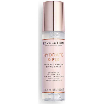 Belleza Base de maquillaje Revolution Make Up Hydrate & Fix Radiance Make Up Fixing Spray 