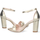 Zapatos Mujer Sandalias Ideal Shoes P-6398 Oro