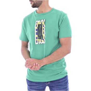 textil Hombre Camisetas manga corta Bikkembergs BKK2MTS04 - Hombres Verde