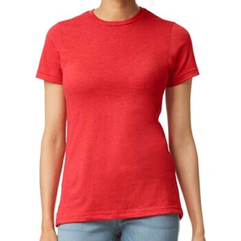 textil Mujer Camisetas manga larga Gildan GD93 Rojo