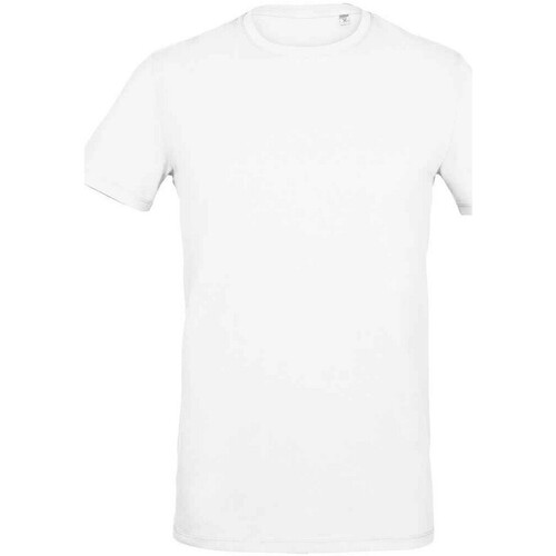 textil Hombre Camisetas manga larga Sols Millenium Blanco
