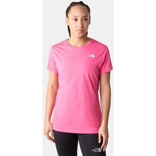 textil Mujer Tops y Camisetas The North Face NF0A4T1AN161 DOME TEE-PINK GLOW Rosa