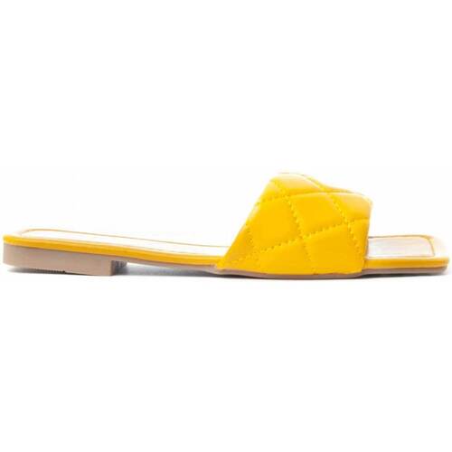 Zapatos Mujer Sandalias Leindia 82848 Amarillo
