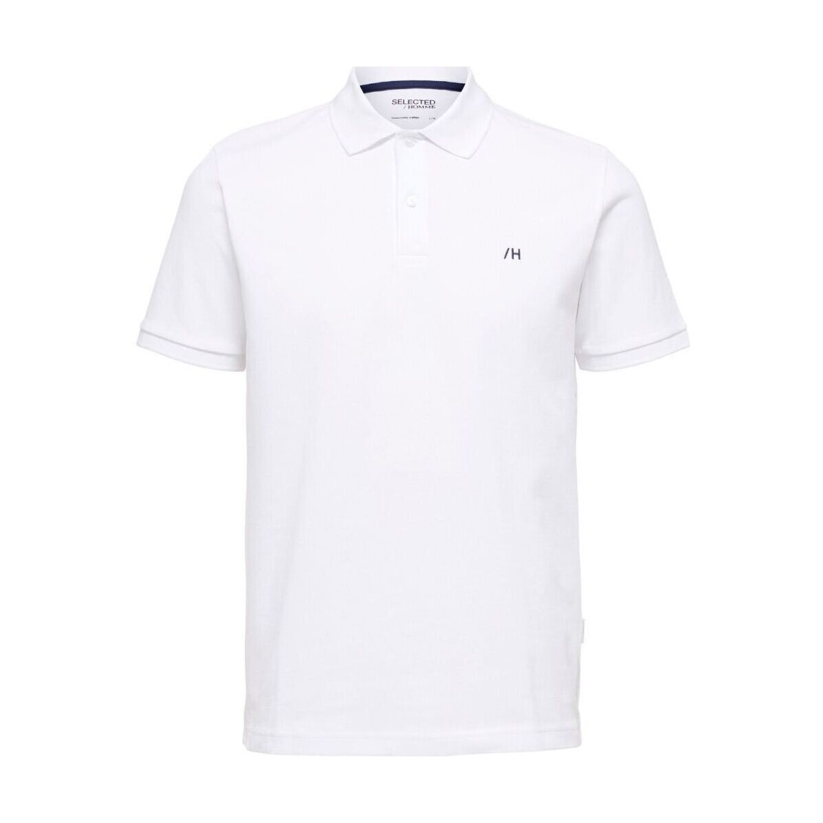 textil Hombre Tops y Camisetas Selected 16087839 DANTE-BRIGHT WHITE Blanco