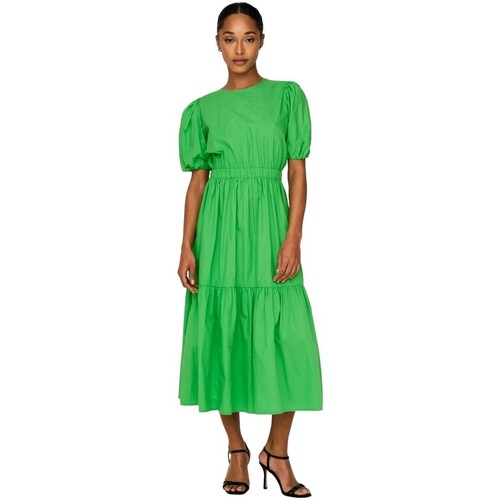 textil Mujer Vestidos largos Only VESTIDO LARGO MUJER  LEAH 15296213 Verde