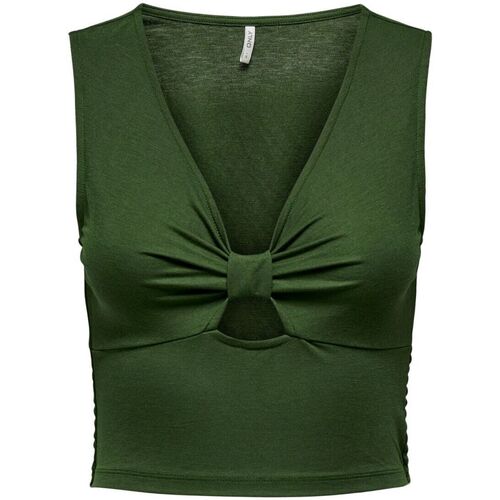 textil Mujer Camisetas sin mangas Only 15294427 JANY-RIFLE GREEN Verde