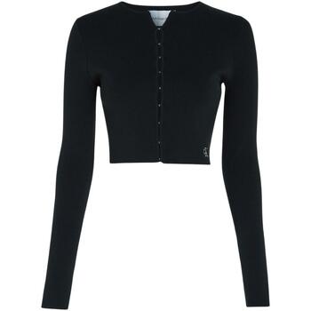 textil Mujer Jerséis Calvin Klein Jeans HOOK & EYE CARDIGAN Negro